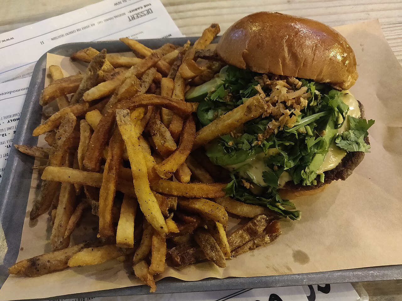 Hamburguesa artesanal de nuestro local