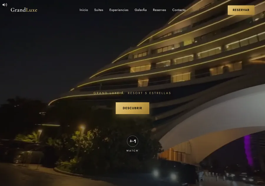 Web Hotel 5 Estrellas